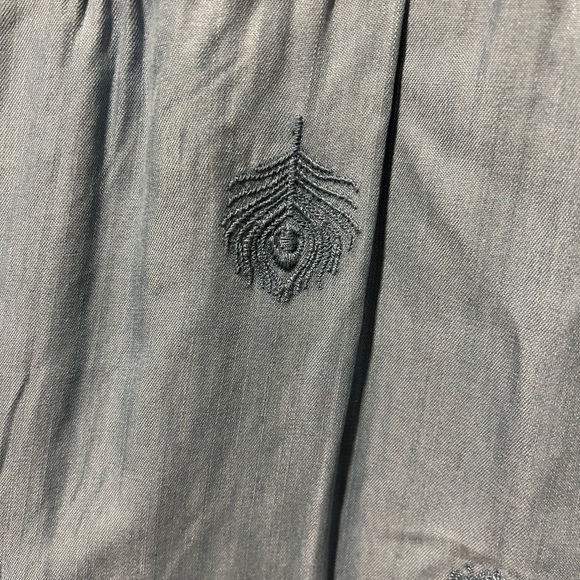 NWT ANTHROPOLOGIE Holding Horses Chambray Dress XL - Picture 6 of 7